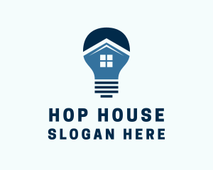 Electrical Bulb House logo design