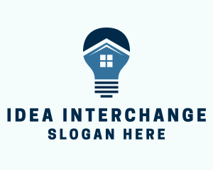 Electrical Bulb House logo design