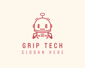 Robot Tech App  logo design