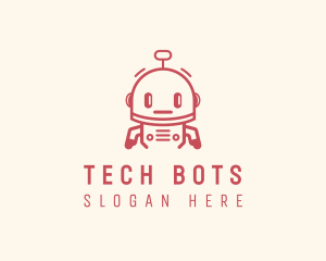 Robot Tech App  logo design