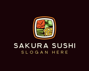 Japanese Sushi Restaurant logo design