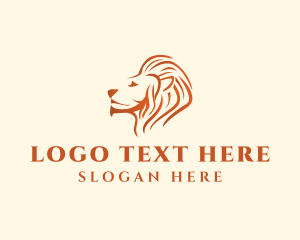 Premium Lion Head logo