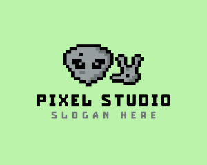 Alien Pixel Gaming logo design