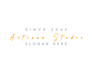 Orange Signature Business logo design