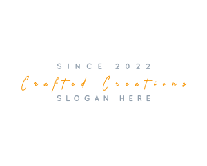 Orange Signature Business logo design