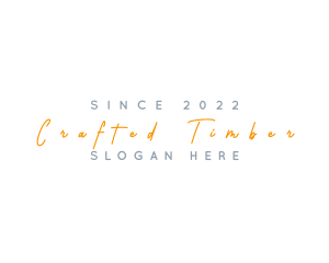 Orange Signature Business logo design