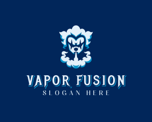 Vape Clown Smoking logo design