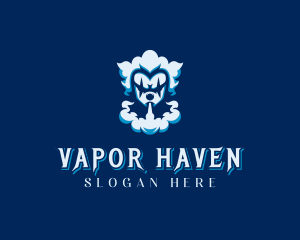 Vape Clown Smoking logo design