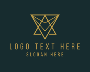 Highend Geometric Triangle  logo