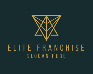 Highend Geometric Triangle  logo design