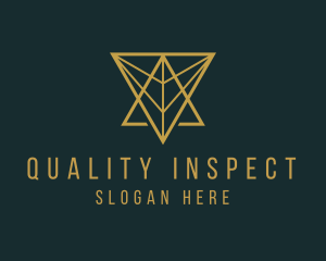 Highend Geometric Triangle  logo design