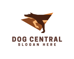 Modern Dog Hunter logo design