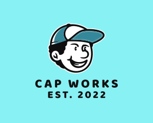 Kid Cap Character logo