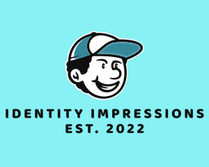 Kid Cap Character logo