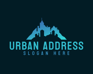 Urban City Mountain logo design