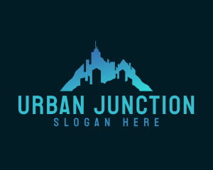 Urban City Mountain logo design