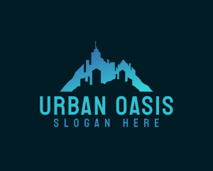 Urban City Mountain logo design