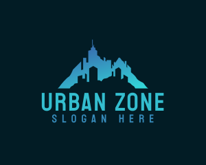 Urban City Mountain logo design