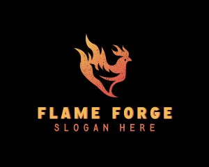 Fire Chicken Restaurant logo design