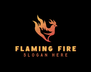 Fire Chicken Restaurant logo design