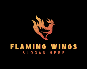 Fire Chicken Restaurant logo design