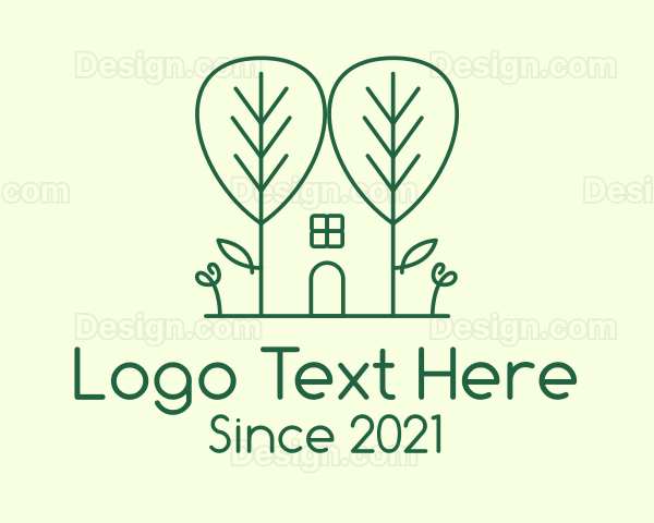 Eco Friendly House Logo