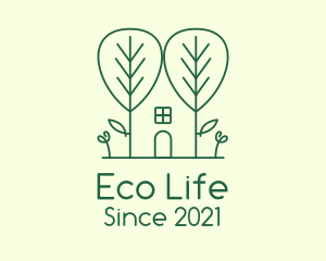 Eco Friendly House  logo design