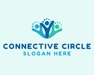 Social Community People logo