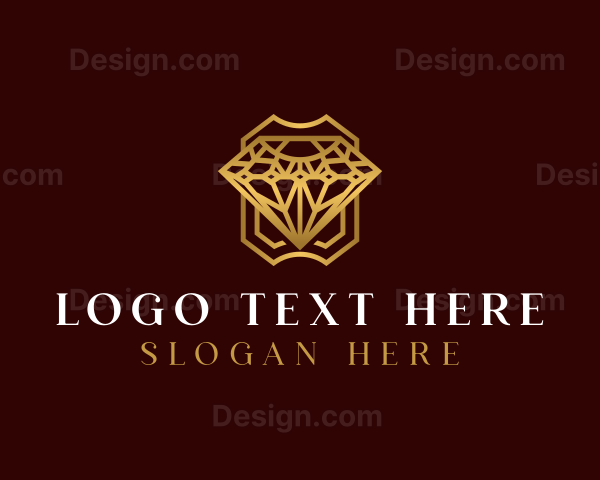 Diamond Luxury Jewelry Logo