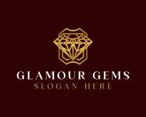 Diamond Luxury Jewelry logo design