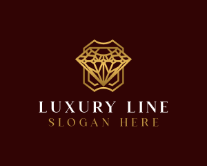 Diamond Luxury Jewelry logo design