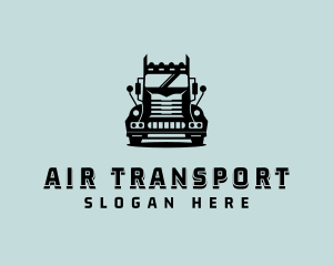 Transport Cargo Trucking logo design