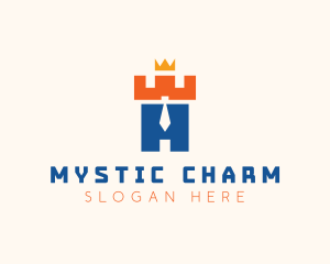 Necktie Castle Boss logo design