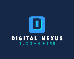 Digital Technology App logo design