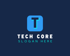 Digital Technology App logo design