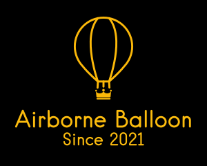 Crown Air Balloon logo design