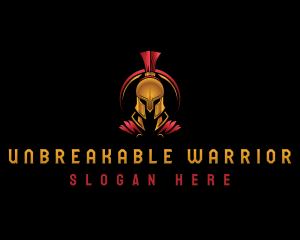 Spartan Warrior Armor logo design