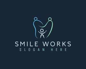 Family Dental Smile logo design