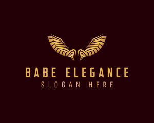 Elegant Luxury Wing logo design