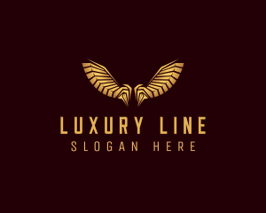 Elegant Luxury Wing logo design