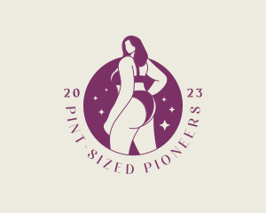 Sexy Woman Body Bikini logo design