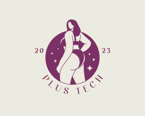 Sexy Woman Body Bikini logo design