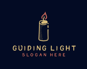 Wax Candle Decor logo design