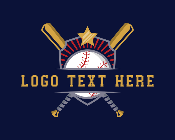 Baseball Bat logo example 2