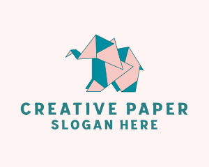 Paper Elephant Origami  logo