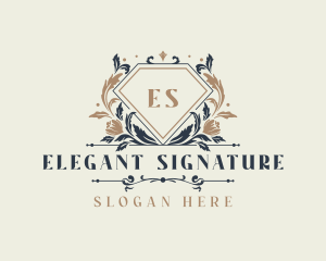 Elegant Floral Event logo design