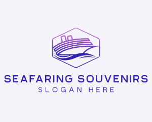 Seafarer Ferry Ship logo design