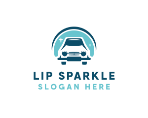 Car Wash Cleaning Sparkle logo design