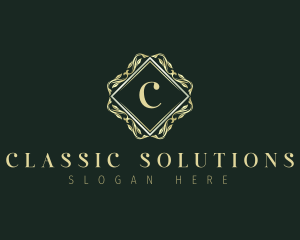 Classic Floral Decor logo design