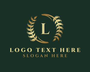 Golden Wheat Grain logo